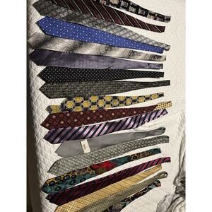 silk ties for men lot Of 18